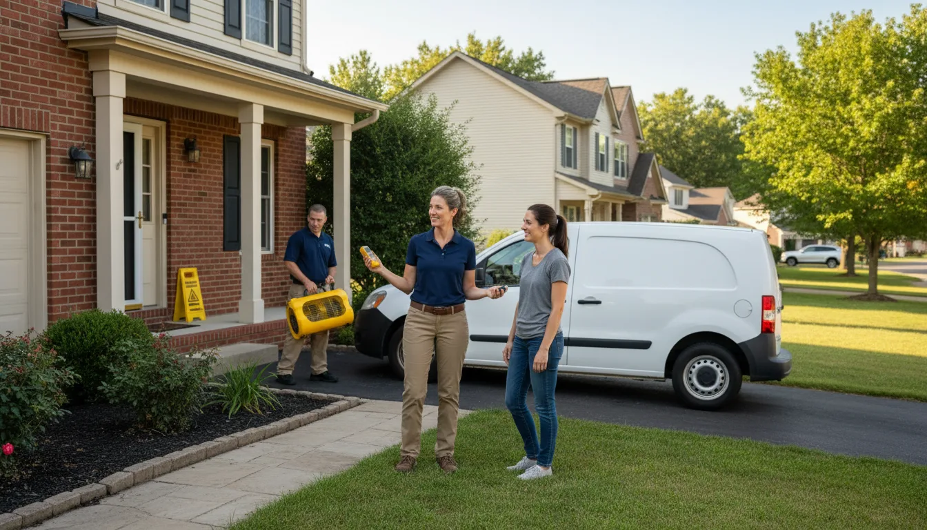 Water restoration image for Dehumidification And Cleanup Services in Windsor Heights, IA